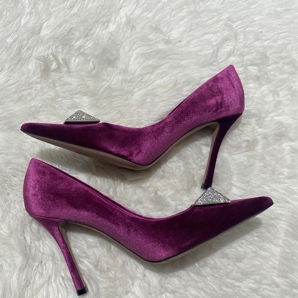 New Valentino Garavani stud pumps in rose‎ violet size 41EU - Picture 5 of 11